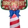 Seasons Inflatables Gemmy 5' Airblown National Lampoon Christmas Vacation Not The Brightest Buld Outdoor Sign Christmas Inflatable