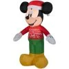 Gemmy Coming Soon 3.5' Airblown-Mickey In Ugly Sweater-Disney Christmas Inflatable