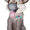 Gemmy Christmas Airblown Inflatable Inflatable Baby Sven, 3.5 Ft Tall, Grey