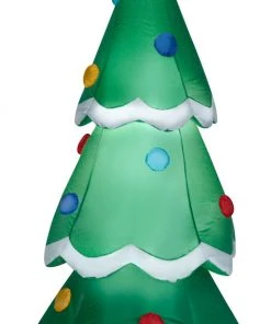 Gemmy Christmas Airblown Inflatable Inflatable Christmas Tree, 7 Ft Tall, Green
