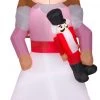 Gemmy 6' Airblown Nutcracker Clara Christmas Inflatable