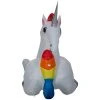 Seasons Inflatables Gemmy Christmas Inflatable 6' Magical Unicorn 2 Seasons Inflatables Gemmy Christmas Inflatable 6' Magical Unicorn