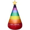 Seasons Inflatables Coming Soon Gemmy 7' Rainbow Lighted Inflatable Christmas Tree