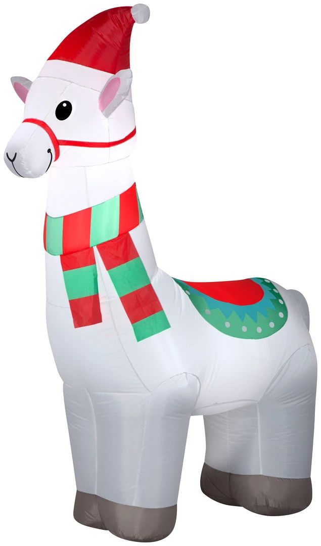 Gemmy Christmas Airblown Inflatable Alpaca , 6 Ft Tall 3 Gemmy Christmas Airblown Inflatable Alpaca , 6 Ft Tall