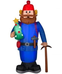 Gemmy 6' Airblown Inflatable Yukon Cornelius With Tree Coming Soon