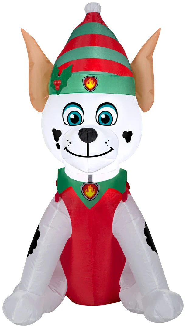 Gemmy Christmas Airblown Inflatable Marshall In Elf Outfit Nick, 3.5 Ft Tall 3 Gemmy Christmas Airblown Inflatable Marshall In Elf Outfit Nick, 3.5 Ft Tall