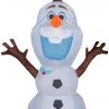 Gemmy Airdorable Christmas Airblown Inflatable Olaf Disney, 2 Ft Tall