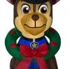 Gemmy Coming Soon 3' Airblown Paw Patrol Chase W/Wreath Christmas Inflatable