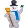 Seasons Inflatables Gemmy 3.5' Airblown Inflatable Frosty W/Broom Christmas