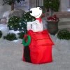 Gemmy 3.5' Airblown Snoopy On House Peanuts Christmas Inflatable