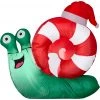 Gemmy Coming Soon 3' Airblown Snail Santa Christmas Inflatable