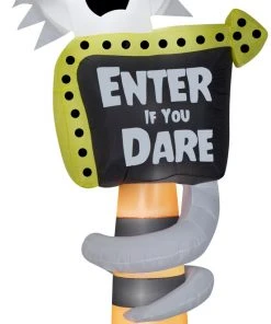 Gemmy 8' Airblown Ghost Trick Or Treat Halloween Inflatable