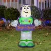 Gemmy 3.5' Airblown Stylized Buzz W/ Banner Disney Halloween Inflatable 1 Gemmy 3.5' Airblown Stylized Buzz W/ Banner Disney Halloween Inflatable