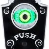 Props, Decor, And Lights Gemmy Animated Decor Doorbell Eyeball Black & White
