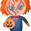 Gemmy Halloween Airblown Stylized Chucky Universal Props, Decor, And Lights