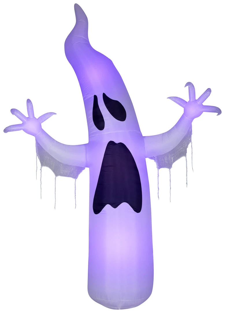 Halloween Gemmy Lightshow Airblown ShortCircuit Ghoul Ghost Giant (Black Light) , 12 Ft Tall 3 Halloween Gemmy Lightshow Airblown ShortCircuit Ghoul Ghost Giant (Black Light) , 12 Ft Tall
