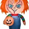 Seasons Inflatables Coming Soon Gemmy 5 FT Airblown Inflatable Stylized Chucky