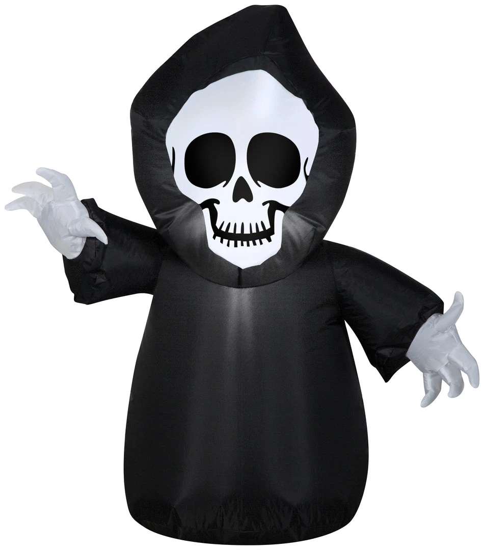 Gemmy Car Buddy Airblown Reaper, 3 Ft Tall 3 Gemmy Car Buddy Airblown Reaper, 3 Ft Tall