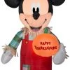 Seasons Inflatables Gemmy 3.5' Airblown Inflatable Mickey Holding Pumpkin Disney