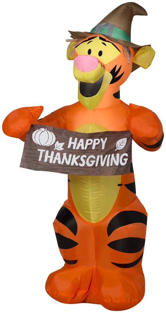 Seasons Inflatables Gemmy 3.5' Airblown Inflatable Harvest Tigger Disney 3 Seasons Inflatables Gemmy 3.5' Airblown Inflatable Harvest Tigger Disney