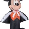 Halloween Gemmy Airdorable Airblown Mickey Mouse Disney, 1.5 Ft Tall, Multicolored