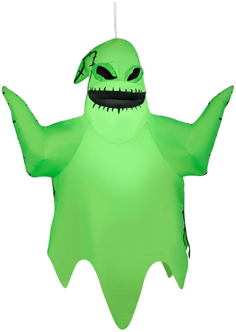 Gemmy Airblown Inflatable Hanging Oogie Boogie, 4 Ft Tall, Green 3 Gemmy Airblown Inflatable Hanging Oogie Boogie, 4 Ft Tall, Green