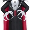 Coming Soon Gemmy Airblown Inflatable Jack Skellington As Vampire, 3.5 Ft Tall, Black