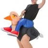 Gemmy Adult Inflatable Ollie Ostrich Halloween Costume