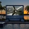 Gemmy Miscellaneous 12' X 11.5' Airblown Movie Screen Deluxe Inflatable