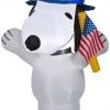 Gemmy Airblown Inflatable Patriotic Snoopy, 3.5 Ft Tall Inflatables 2 Gemmy Airblown Inflatable Patriotic Snoopy, 3.5 Ft Tall Inflatables