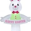 Gemmy 12.5 Ft Airblown Easter Bunny Giant, White