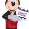 Gemmy 3.5 Ft Tall Airblown Inflatable Birthday Party Mickey Mouse With Cake 1 Gemmy 3.5 Ft Tall Airblown Inflatable Birthday Party Mickey Mouse With Cake