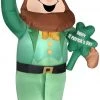 Gemmy 6' St. Patrick's Day Leprechaun Spring Inflatable