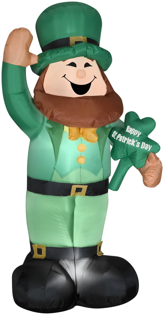 Gemmy 6' St. Patrick's Day Leprechaun Spring Inflatable 3 Gemmy 6' St. Patrick's Day Leprechaun Spring Inflatable