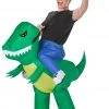 Gemmy Adult Inflatable Dinosaur Rider Halloween Costume Miscellaneous