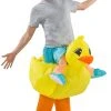 Gemmy Illusion Inflatable Costume Yellow Duckie Halloween Costume