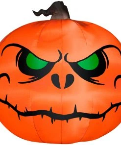 Gemmy 5' Airblown Reaper Pumpkin Halloween Inflatable Coming Soon