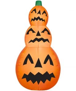 Seasons Inflatables Gemmy Pumpkin Stack Scene Airblown Inflatable Halloween