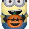 Gemmy 3' Airblown Minion Dave Holding Pumpkin Halloween Inflatable Coming Soon