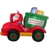 Gemmy Coming Soon 6' Animated Airblown Dump Truck W/Presents - Christmas Inflatable