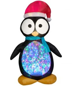 Seasons Inflatables Gemmy Industries 87752 Kaleidoscope Penguin