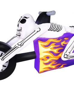 Occasions 7.5' Inflatable Skeleton Cycle Halloween Inflatable