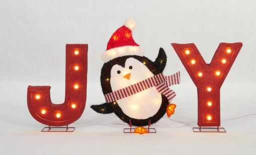 Everstar 18-1/2" UL LED Joy Sign Sculpture