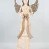 Everstar 60" UL Glittering Thread Praying Angel Sculpture Christmas