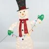 Everstar Christmas 62" UL Snowman With String Lights Sculpture