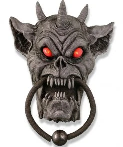Tekky Props, Decor, And Lights Gargoyle Animated Doorknocker Halloween Prop