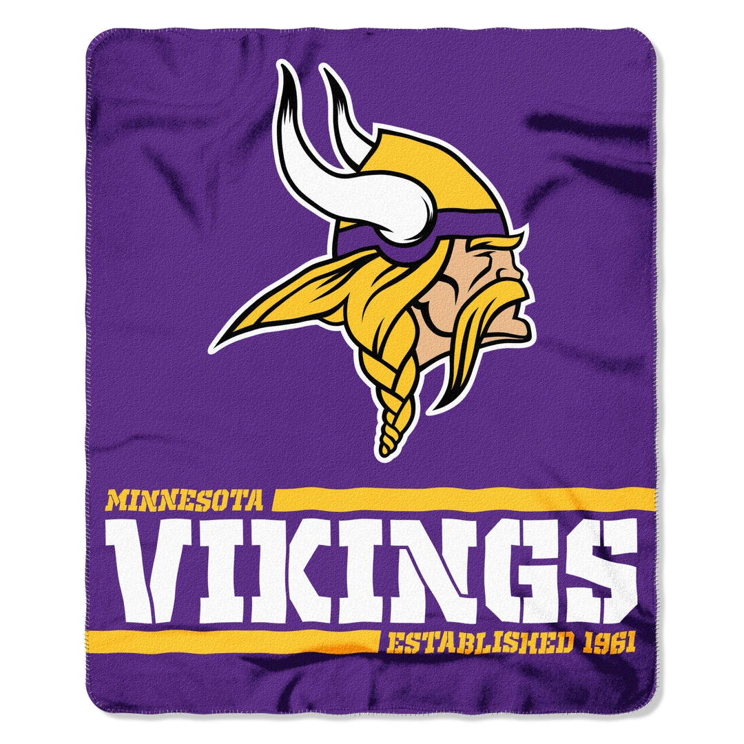 The Northwest Company Minnesota Vikings Fleece Throw , Purple 3 The Northwest Company Minnesota Vikings Fleece Throw , Purple