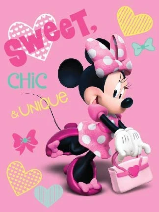 The Northwest Company MINNIE BOWTIQUE SWEET AND CHIC, Pink Blankets 3 The Northwest Company MINNIE BOWTIQUE SWEET AND CHIC, Pink Blankets