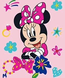 Blankets The Northwest Company MINNIE DOTTY VIBES, Pink