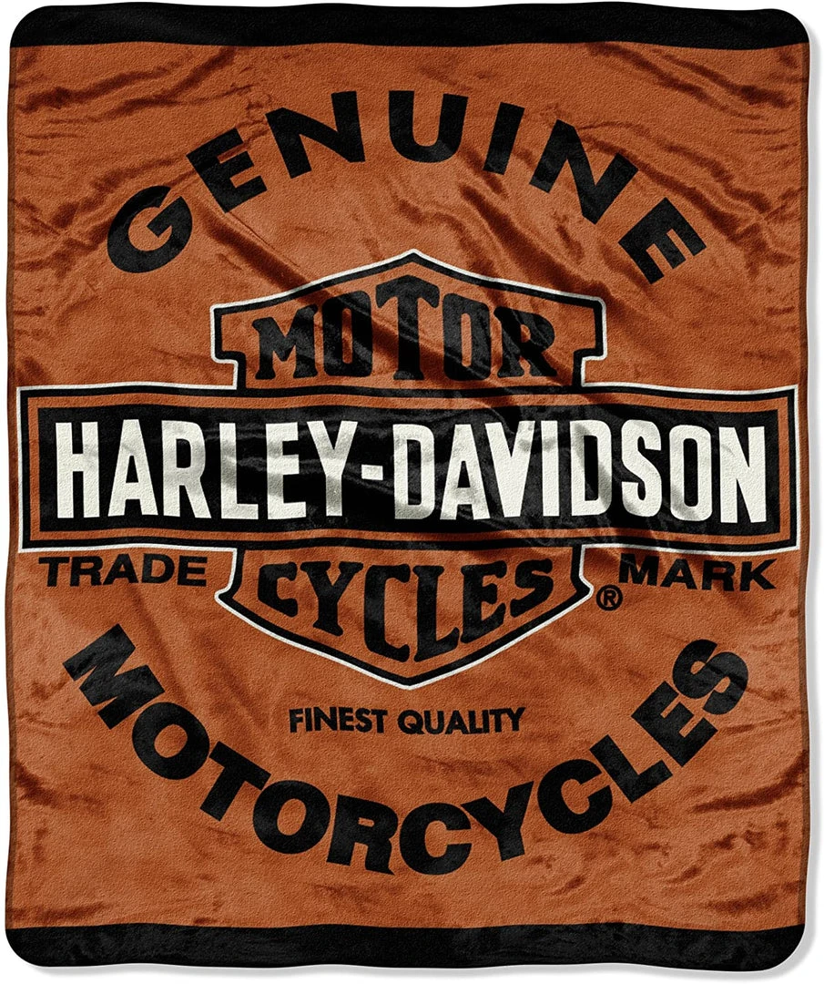 The Northwest Company HARLEY DAVIDSON GENUINE, Orange Blankets 3 The Northwest Company HARLEY DAVIDSON GENUINE, Orange Blankets